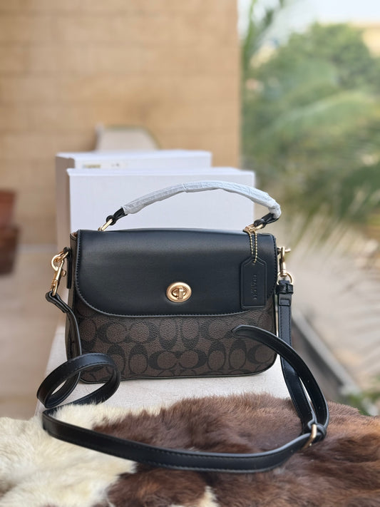 Coach Marlie Top Handle Satchel With Box.
