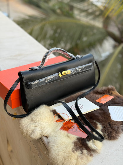 Hermes Kelly Cut Clutch-Box included-Master Series