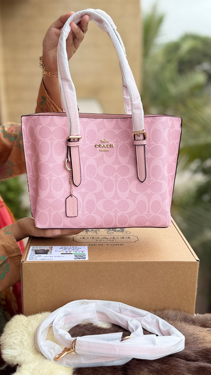 Coach Mollie 25 Tote Bag-Master Basic Series With Folding Box Packaging.