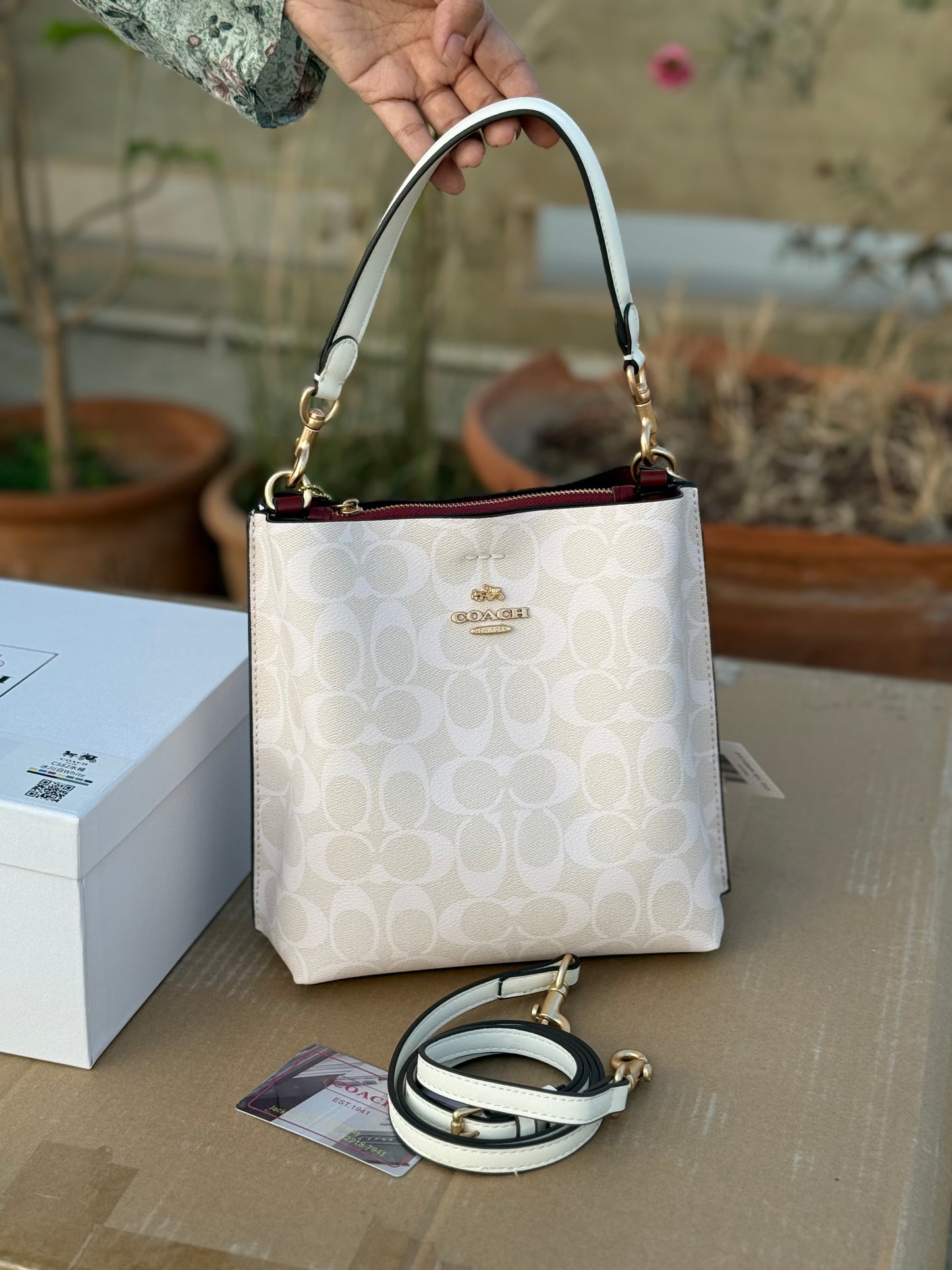 Coach Mollie 22 Bucket Bag Master Plus Series With box