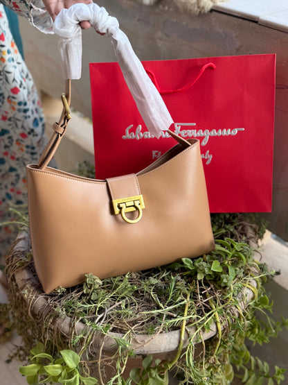 Salvatore Ferragamo Trifolio shoulder bag-Master Series-With Paper Bag-Same As Original