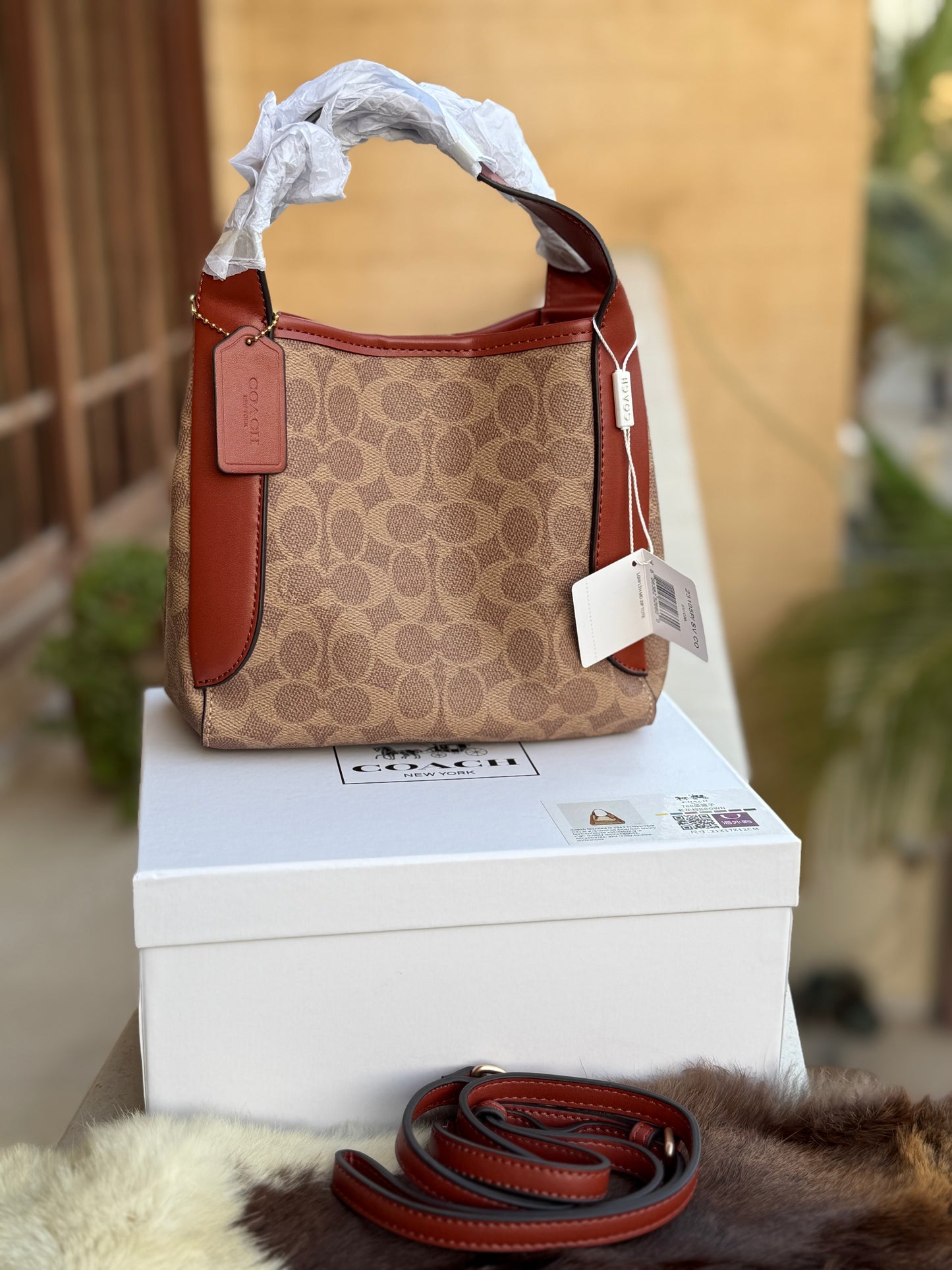 Coach Hadley 21 Hobo Bag-Master Series-Same As Original-Box Included