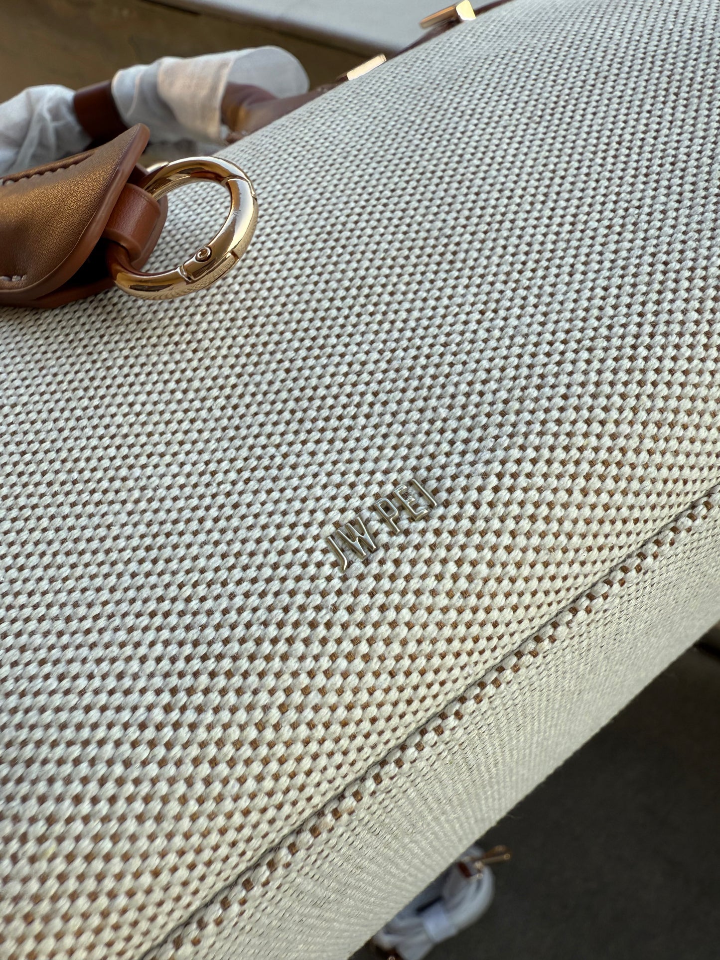 JW PEI Ziva Metal Lock Decoration Tote Bag-Master Series-Same as original