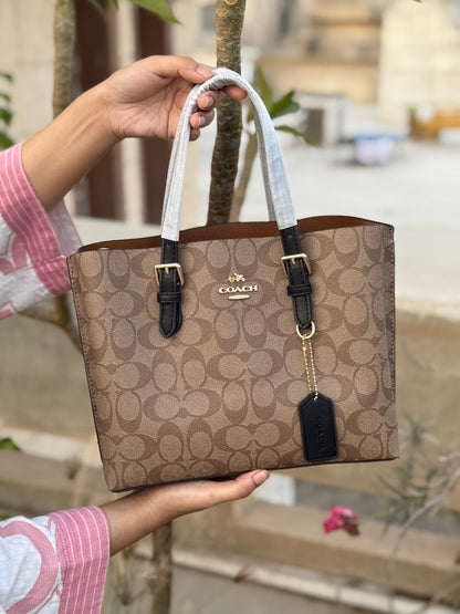 Coach MOLLIE 25 Tote Bag Lighter brown