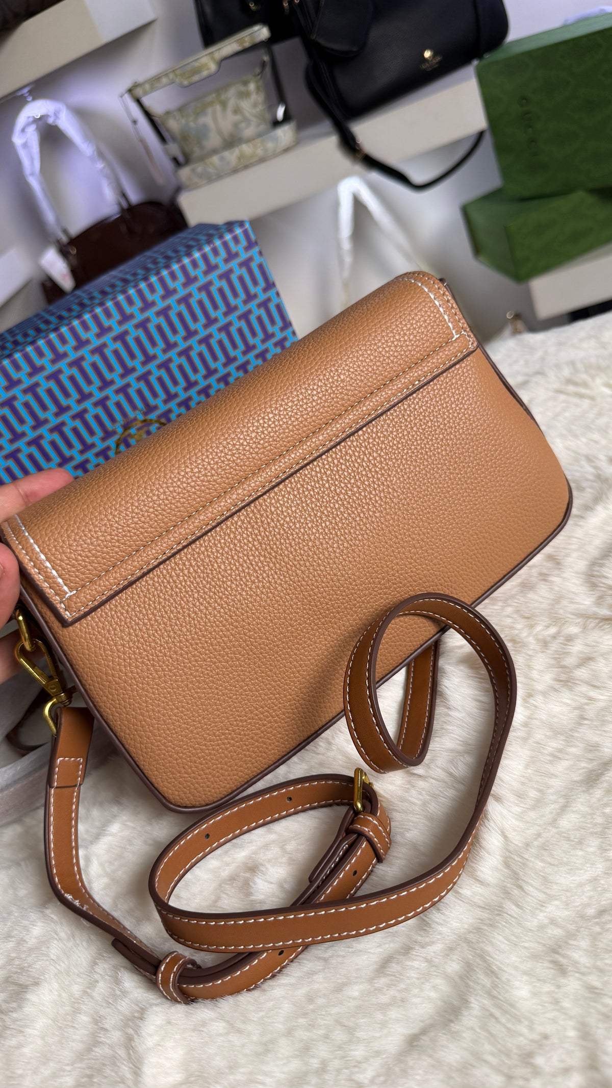 Tory burch Felix Flap Convertible-Master Series-Box Packaging