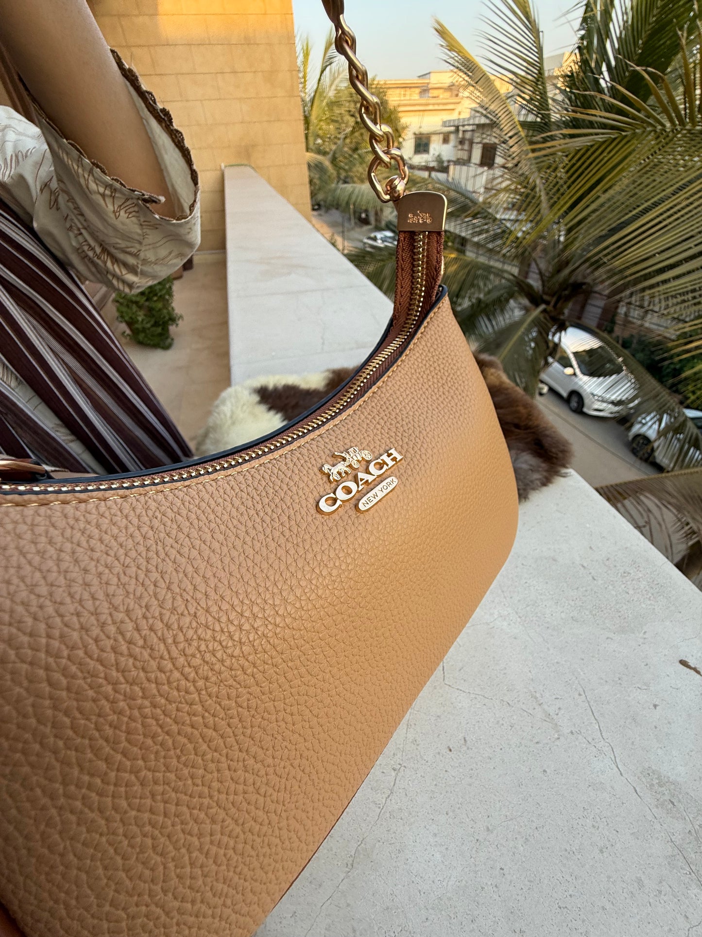 Coach Teri Hobo bag-With box-Master Series