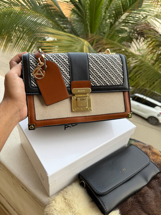 Aldo Alanderiel Crossbody with pouch and box
