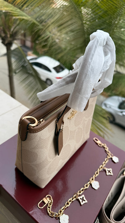 Coach City Mini Tote Bag-With Wallet & Charm Chain-Box Included-Master Plus Series.