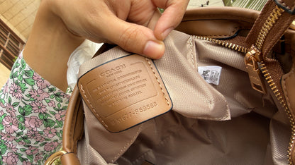 Coach City Mini Tote Bag-With Wallet & Charm Chain-Box Included-Master Plus Series.
