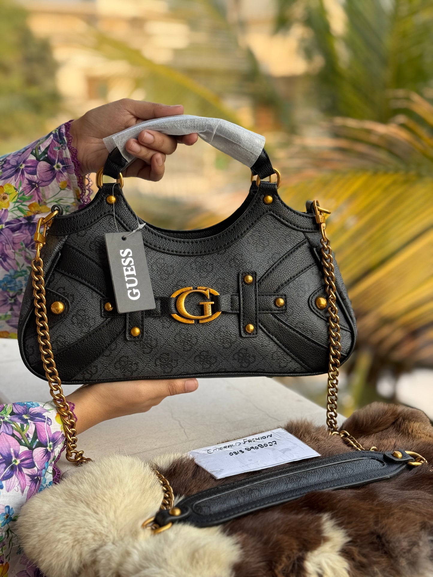 GUESS Mintha Satchel handbag-Master Series-Same as original