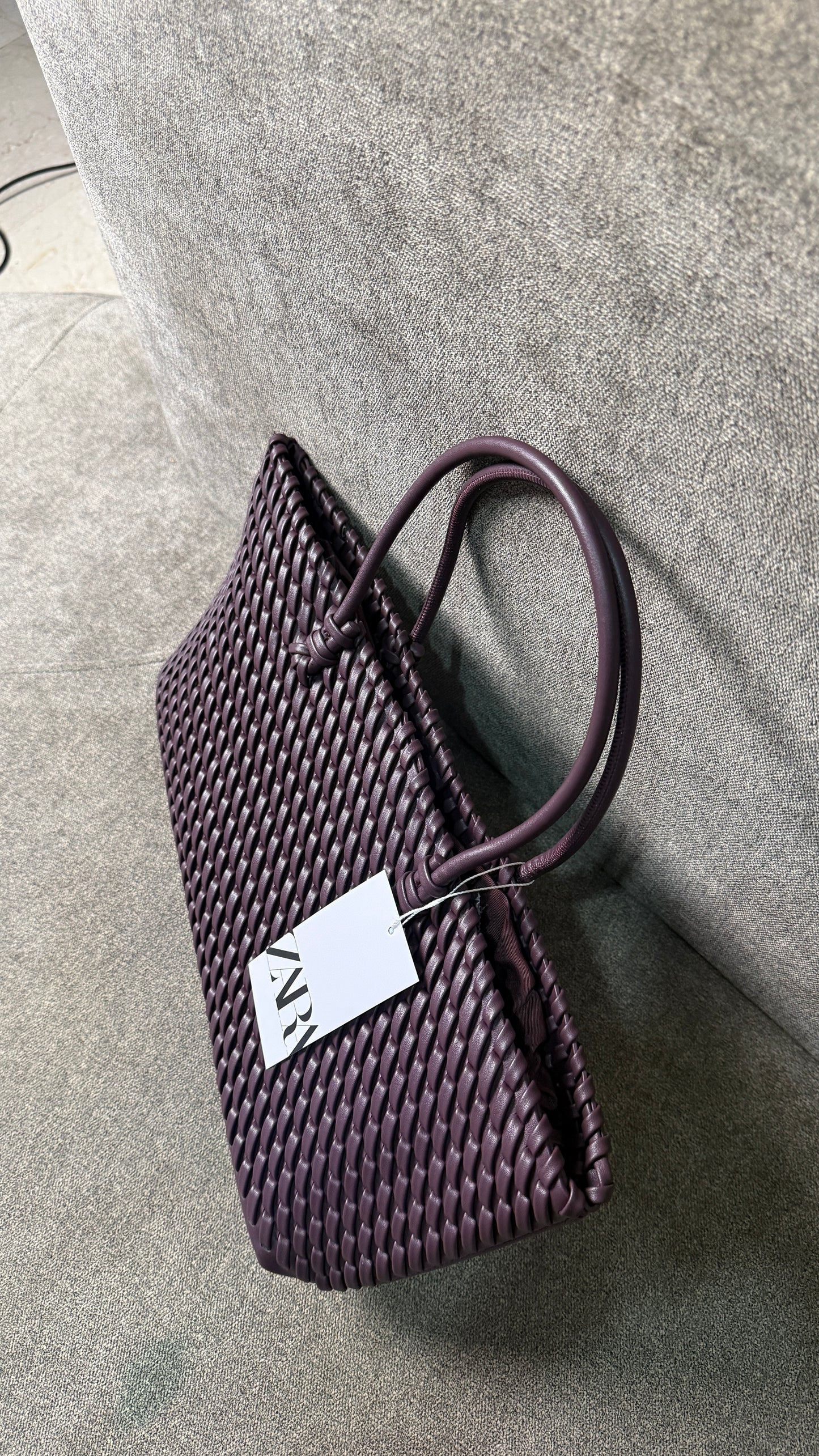 Zara braided elongated Shoulder/tote bag-Master Plus Series