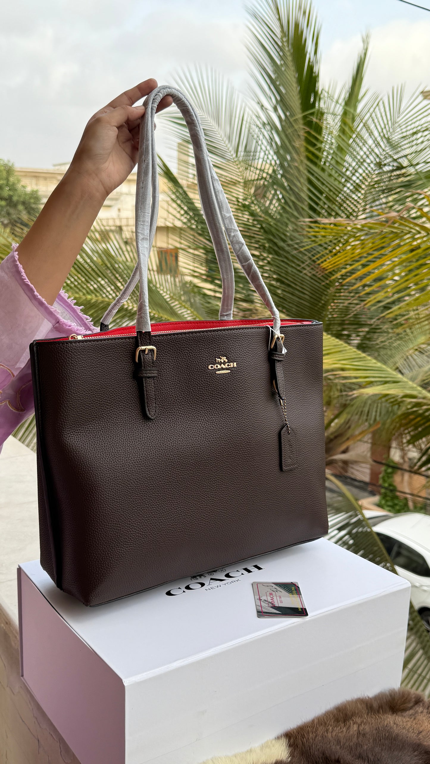 Coach Mollie Tote Large-Without Box-Master Series