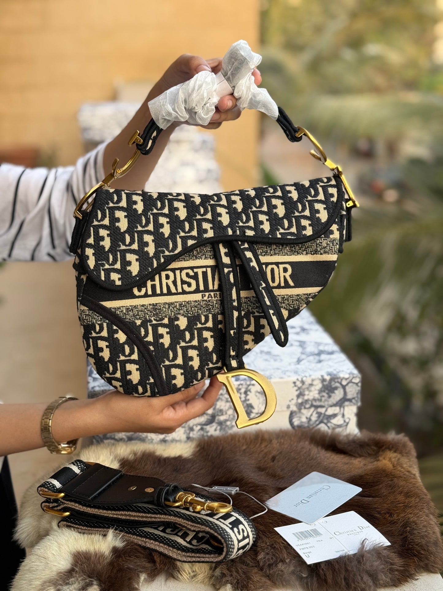 Christian Dior Saddle Bag-Master Plus Series-Box Packaging Include