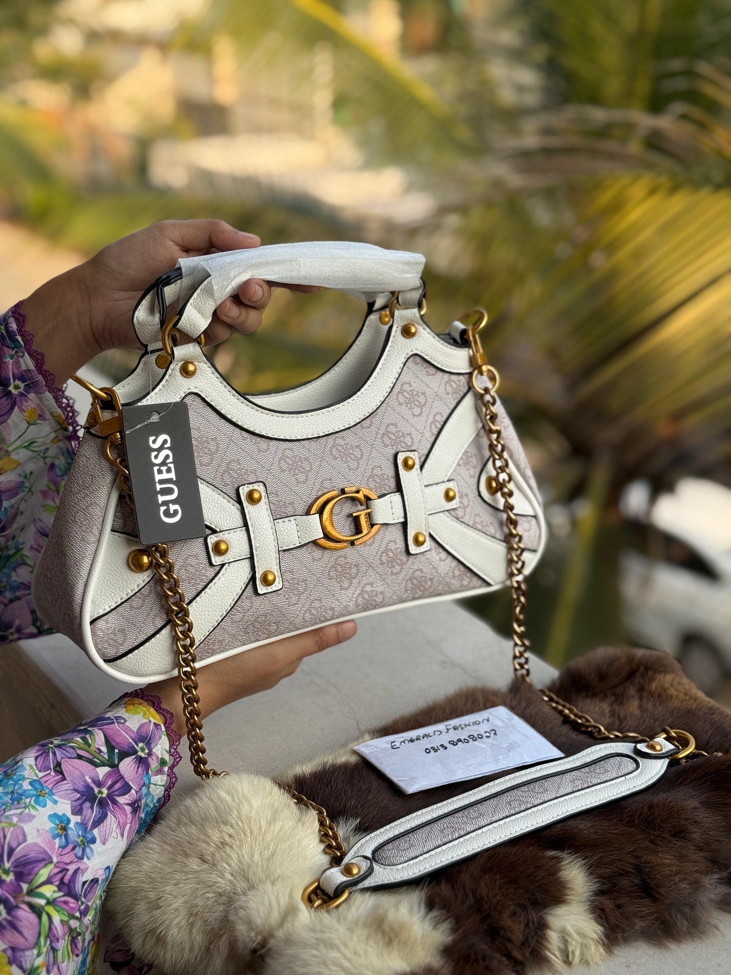 GUESS Mintha Satchel handbag-Master Series-Same as original