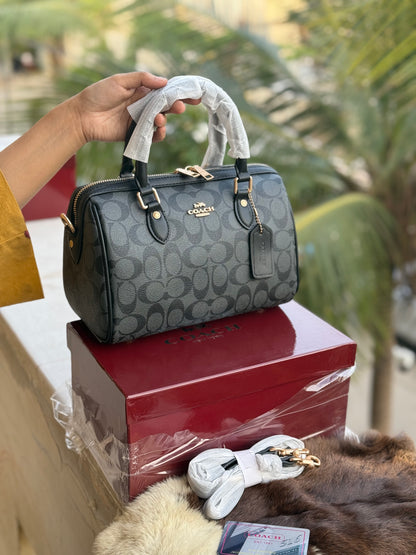 Coach Rowan Satchel With Box Master Series