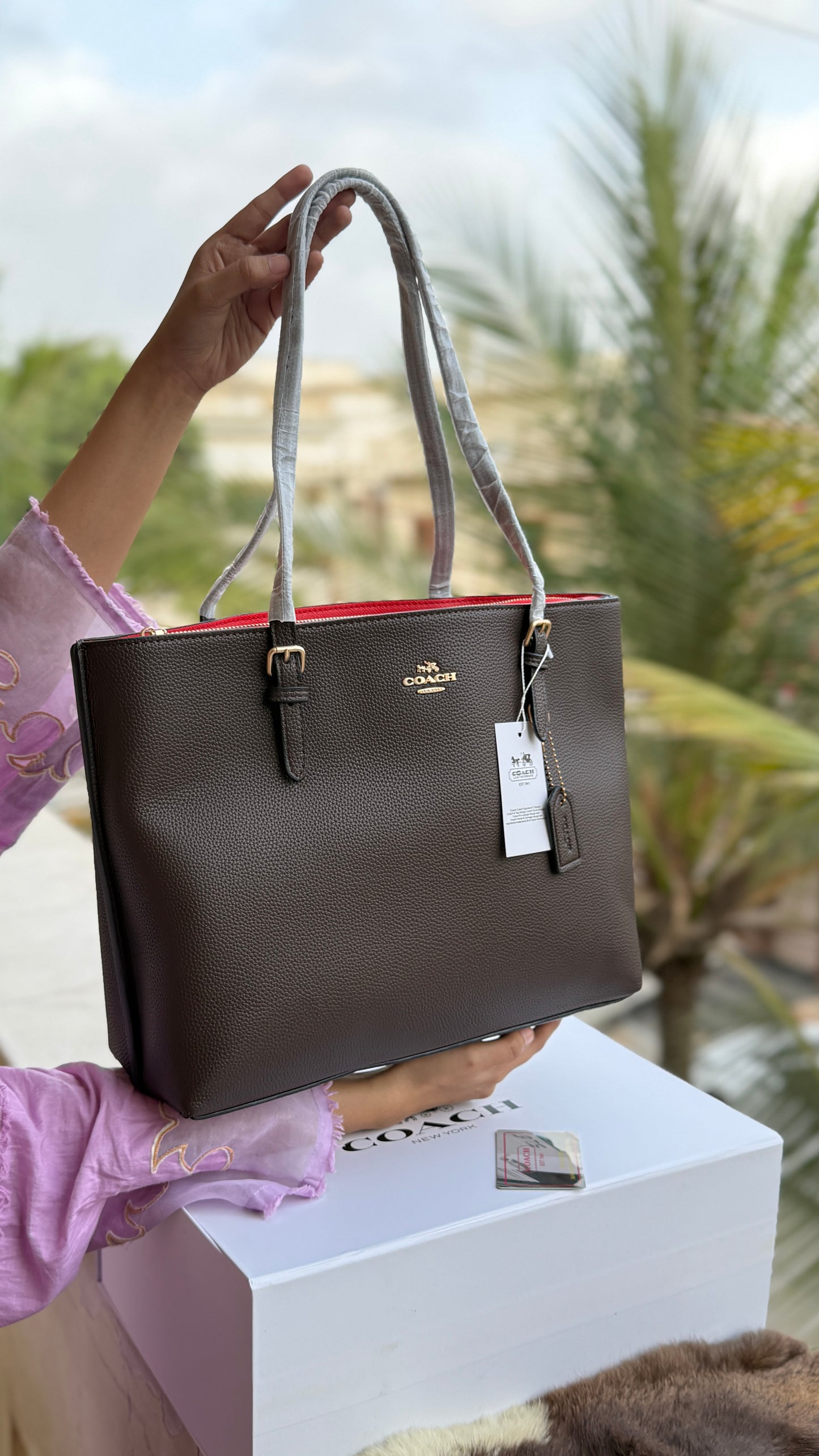 Coach Mollie Tote Large-Without Box-Master Series