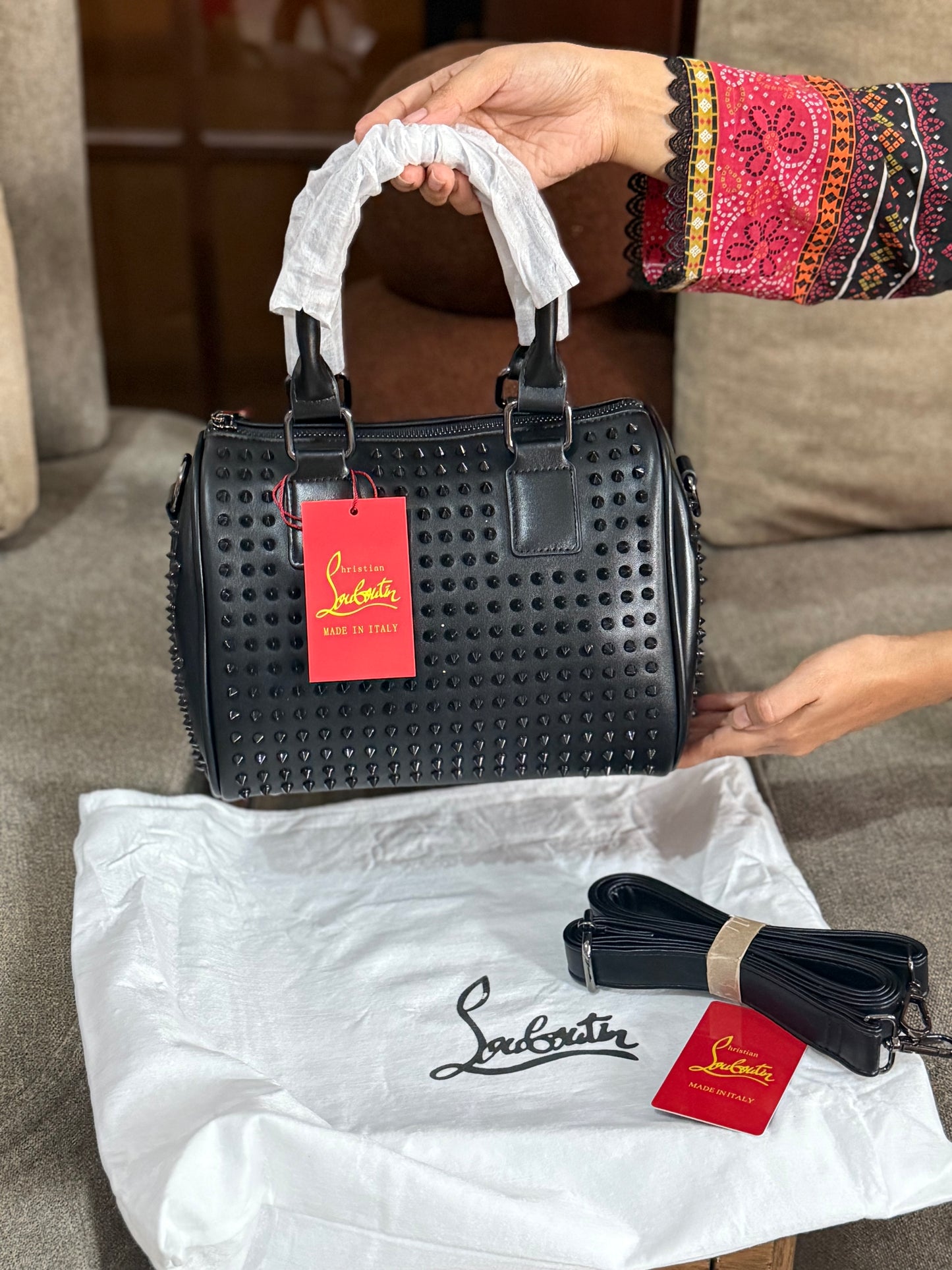 Christian Louboutin Paloma medium top handle-Master Series-Same as original