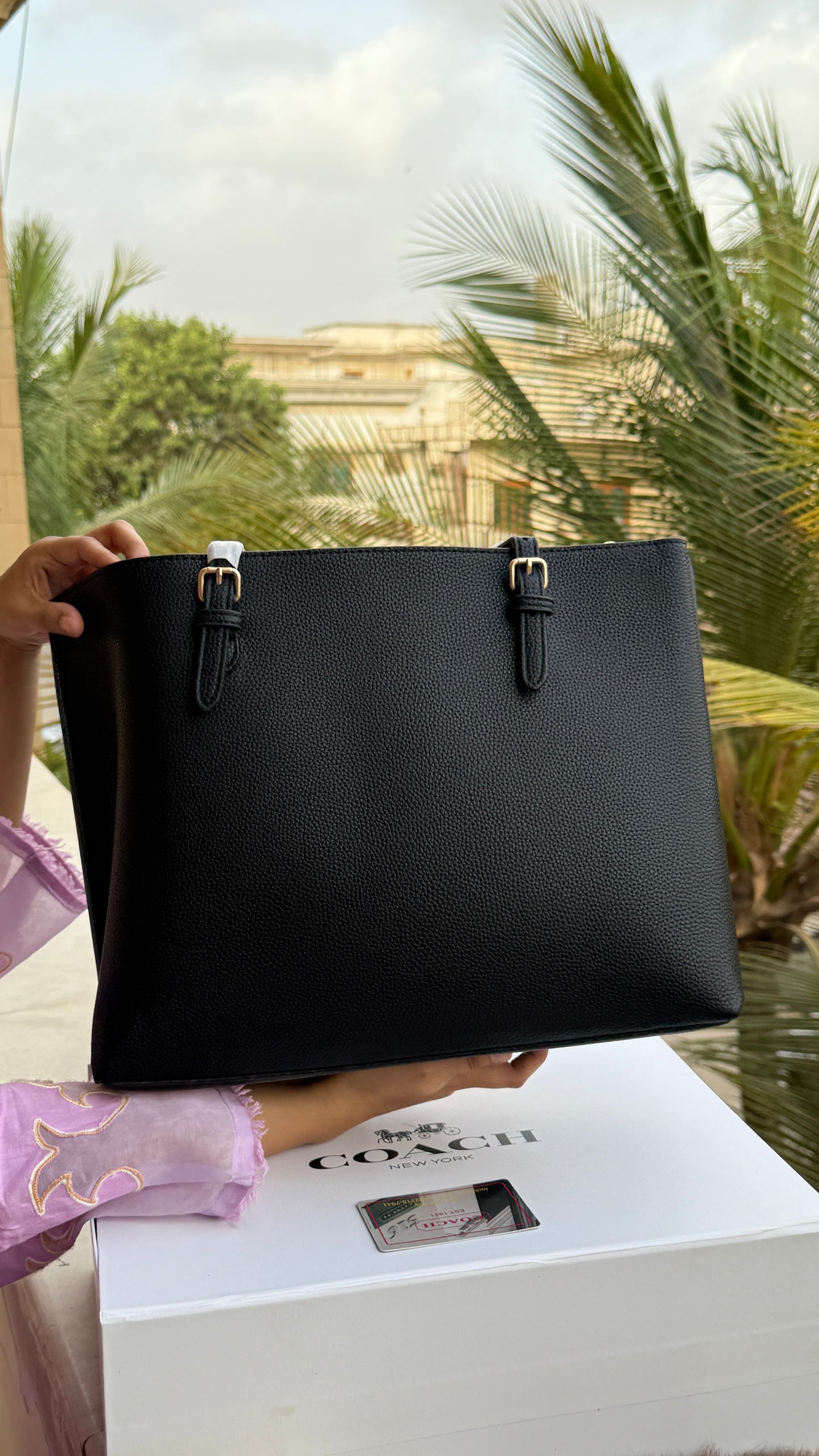 Coach Mollie Tote Large-With Box-Master Series