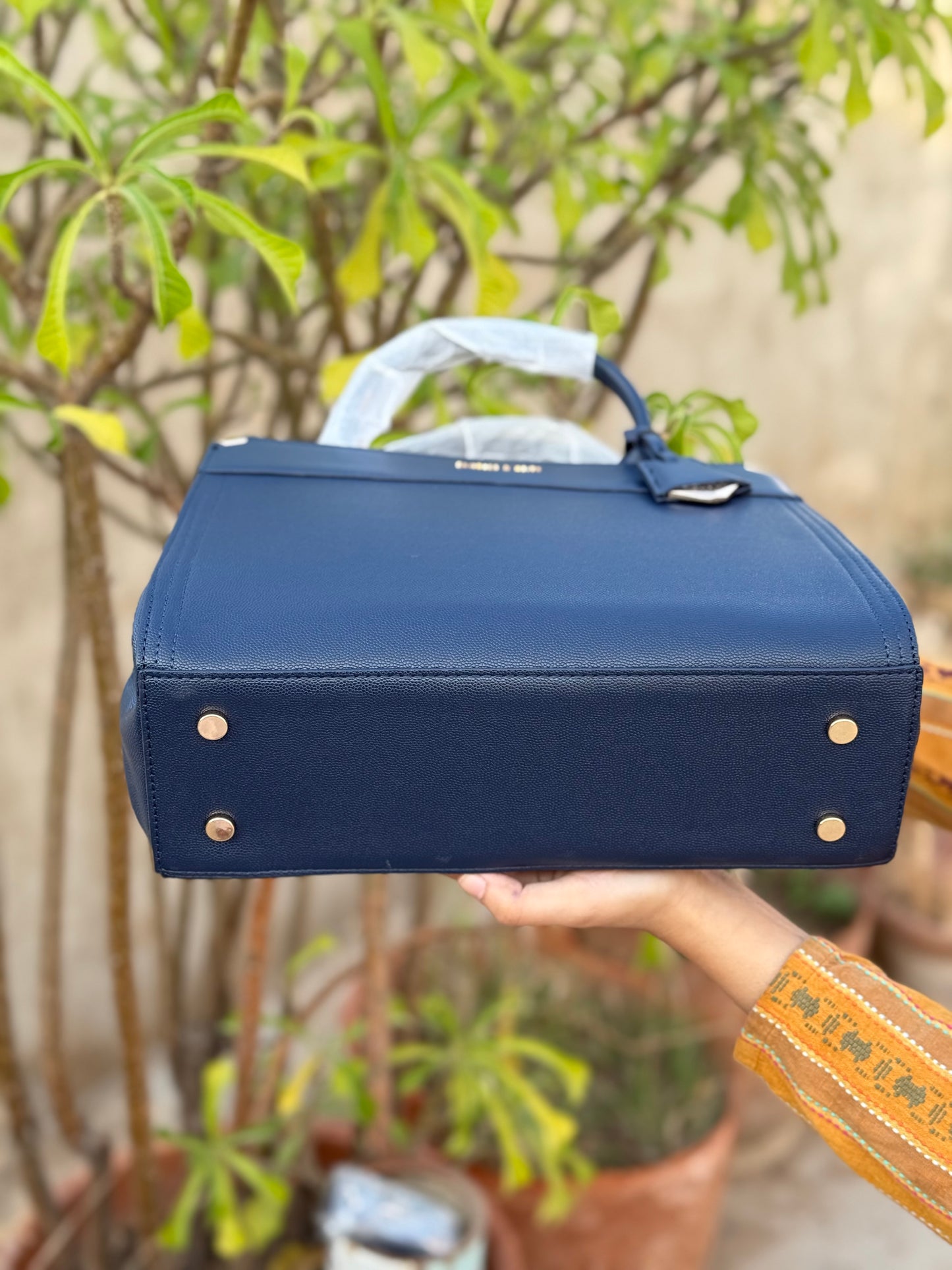 Charles & Keith Metal-Edge Top Handle Bag-Master Series-Same as original