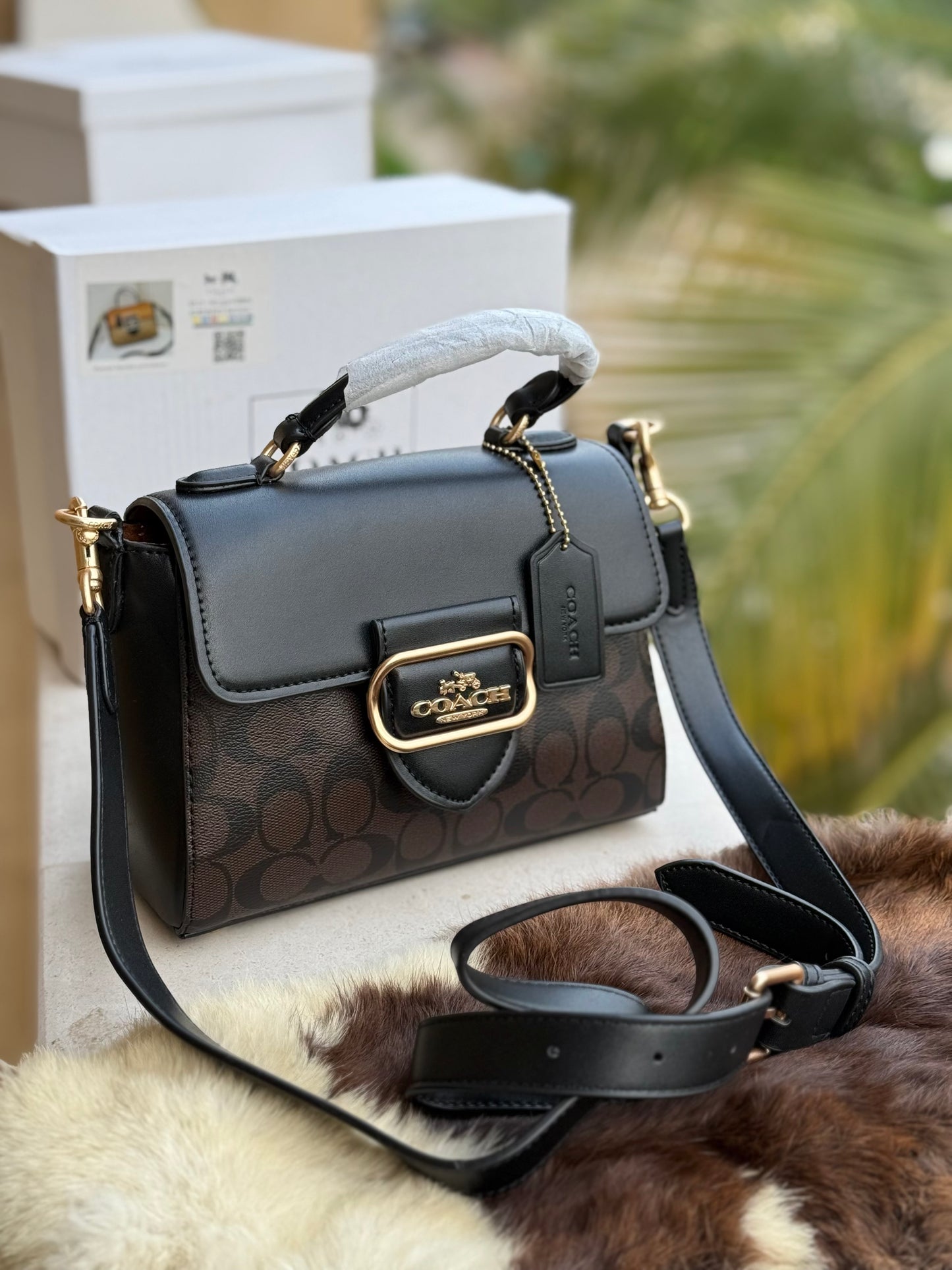 Coach Morgan Sqaure Top Handle With Box-Master Plus Series