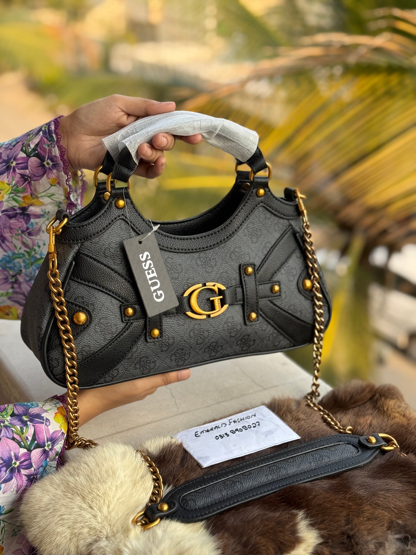 GUESS Mintha Satchel handbag-Master Series-Same as original