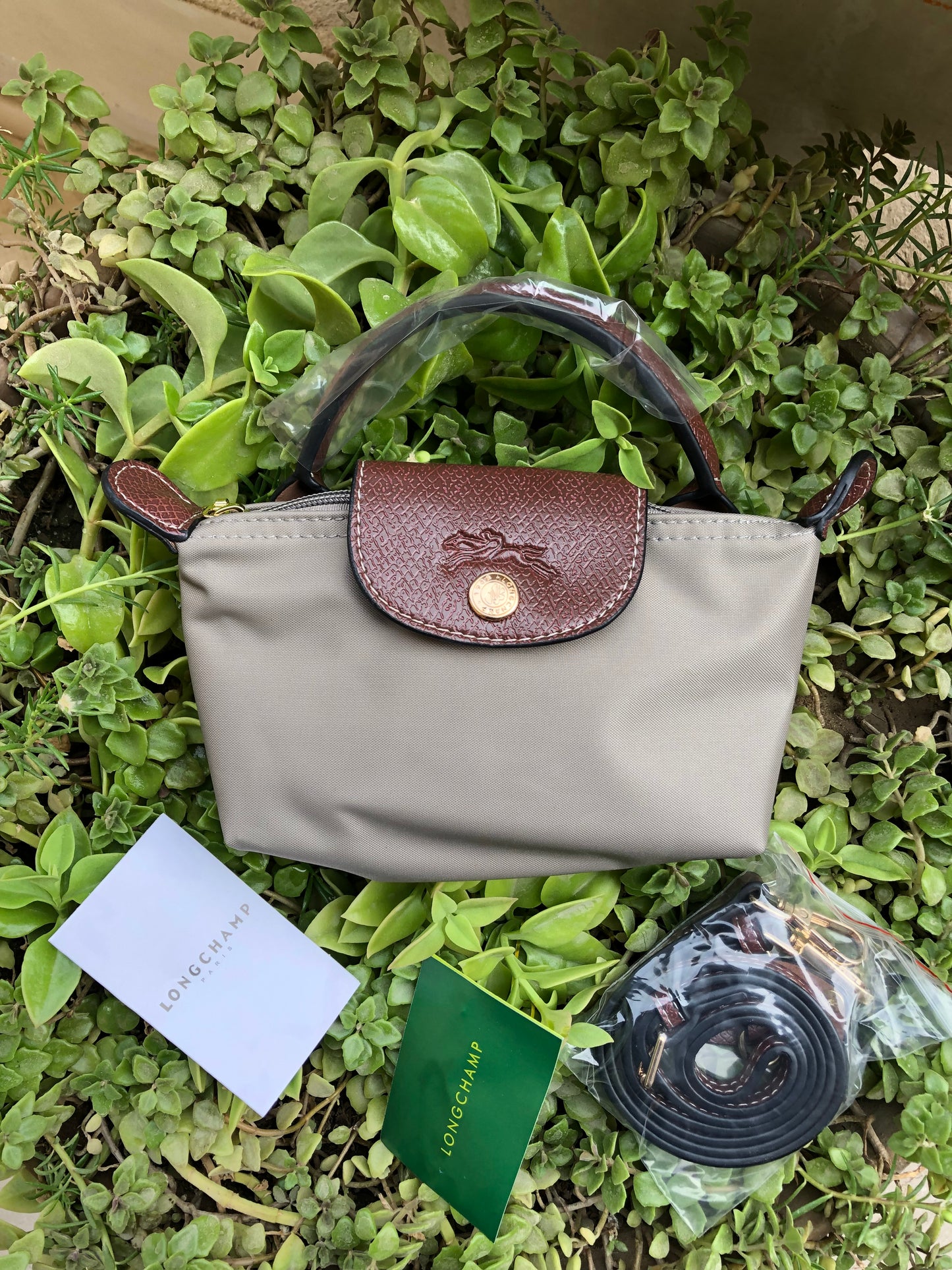 LONG CHAMP LE PLIAGE ORIGINAL POUCH WITH HANDLE ( Master Series )