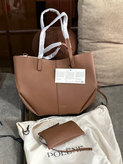 Pólene Cyme Textured edition tote Bag! AAA TOP QUALITY With Folding Box