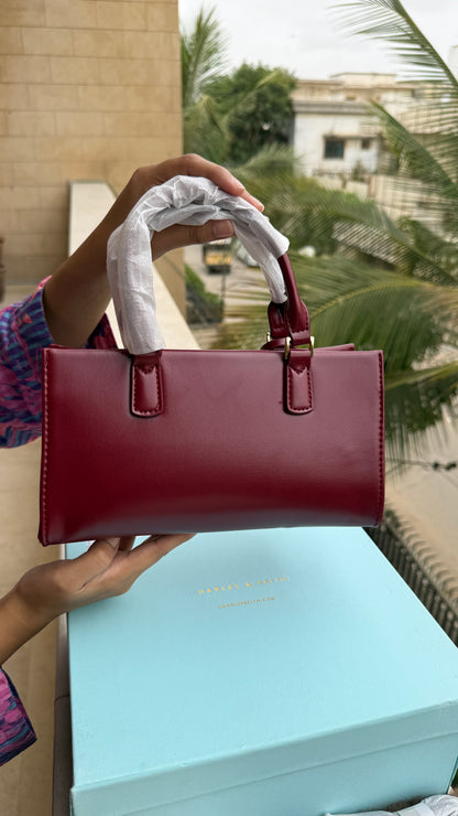 Charles & Keith Mini Kerry Top Handle Bag-Master Plus Series-With Box