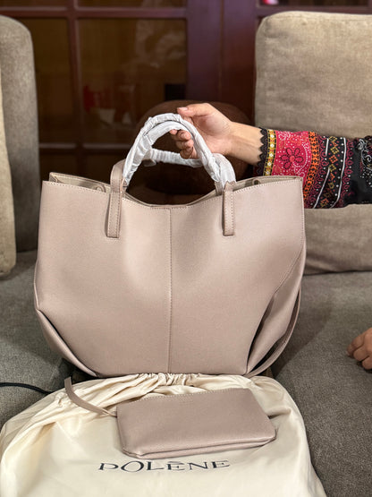 Pólene Cyme Textured edition Tote Bag! AAA TOP QUALITY With Folding Box