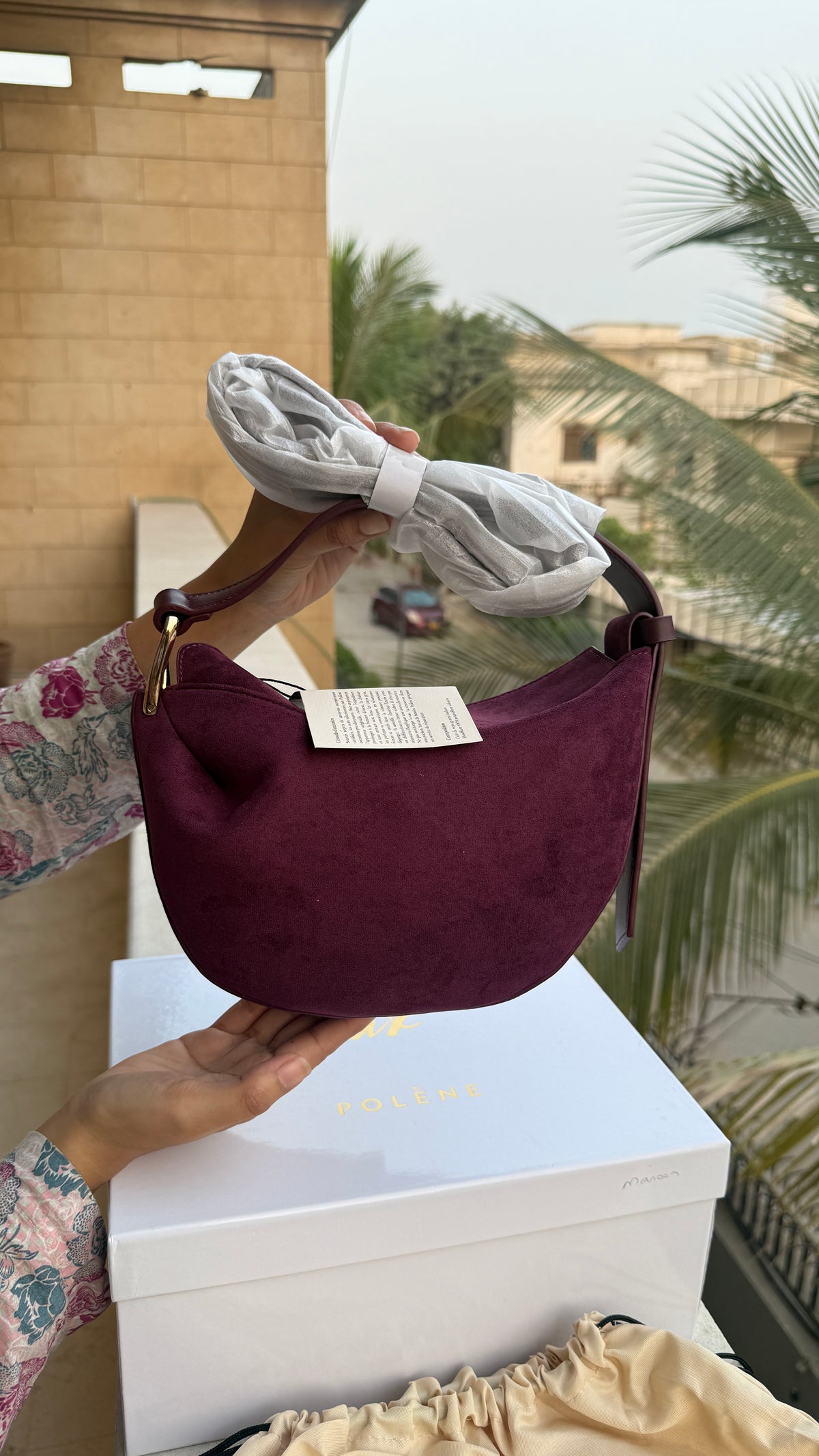 Polène Tonca Suede-Master Plus Series with box