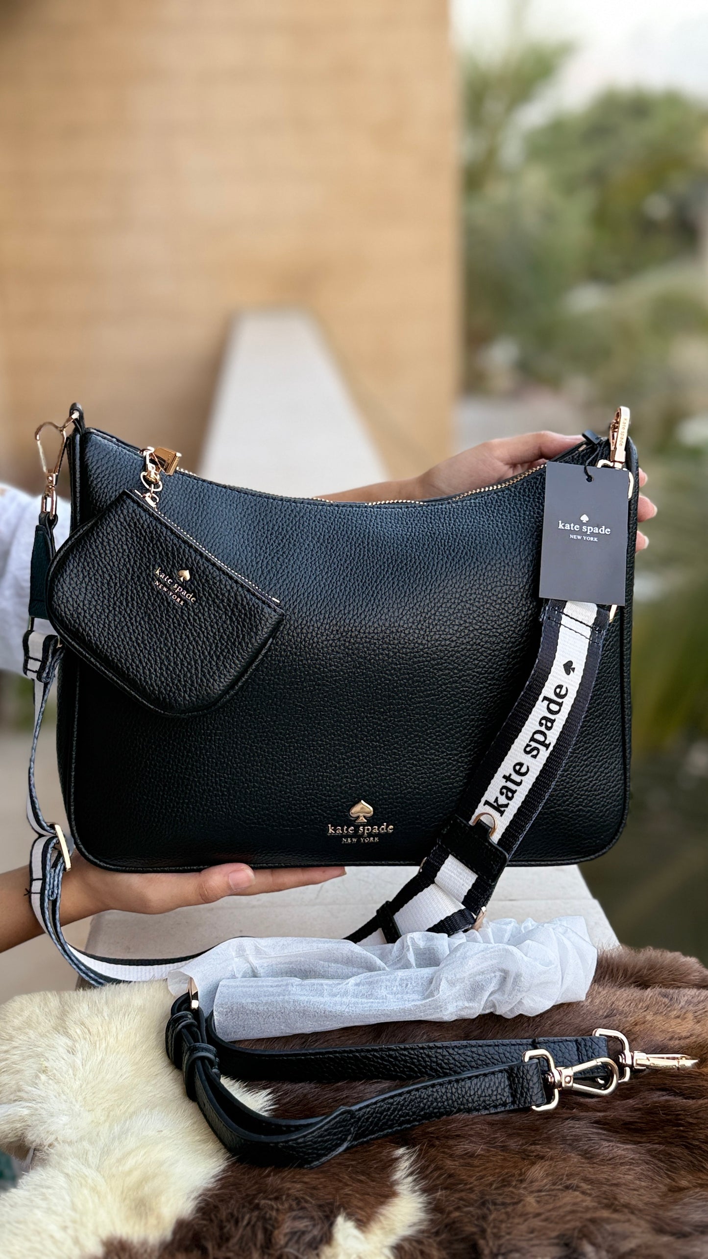 Kate Spade Emma Large Crossbody bag With mini pouch-Master Plus series