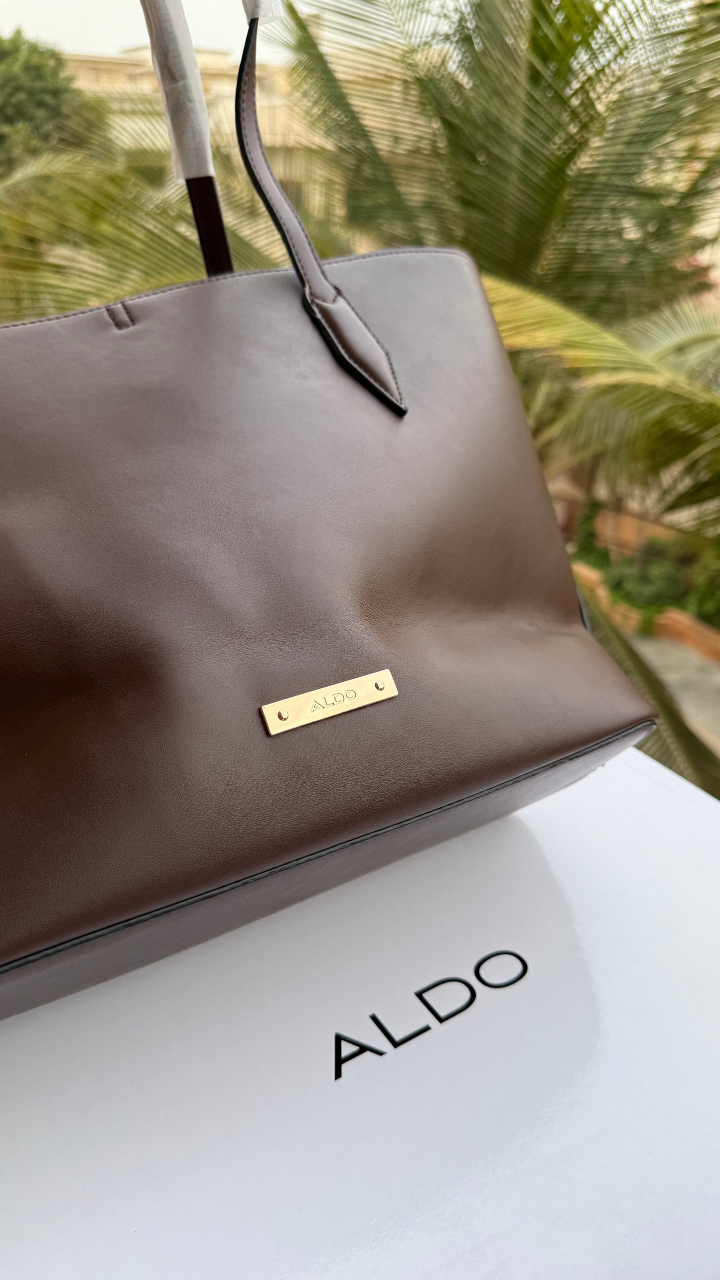 Aldo Tote-With Card Wallet & Pouch-With Box-Master Series