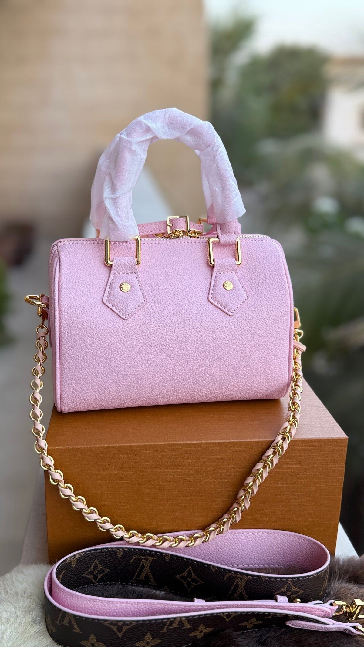 Louis Vuitton Speedy Nano-AAA Series-double Folding box