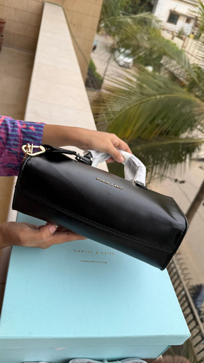 Charles & Keith Mini Kerry Top Handle Bag-Master Plus Series-With Box