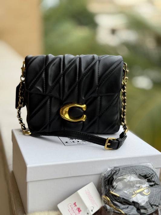 Coach Times Square Tabby Shoulder Bag With Quilting