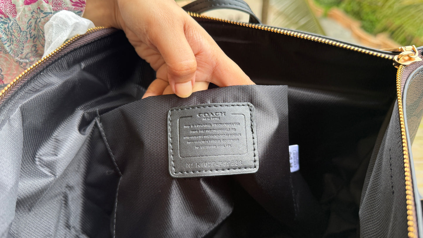 Coach Tote-With Coin Bag-Master Plus Series-With Box