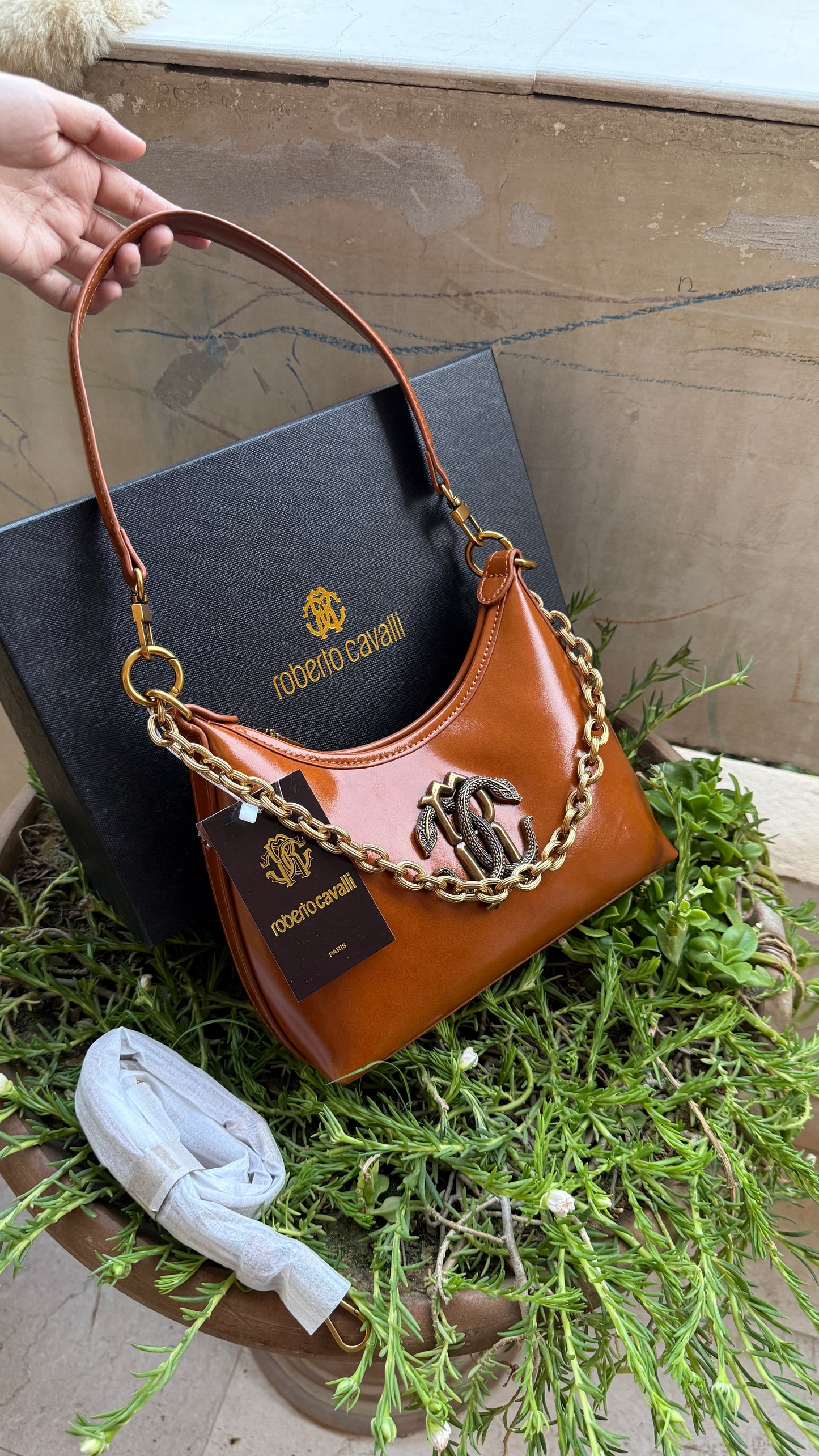 Roberto Cavalli Shoulder Bag-Master series with box.