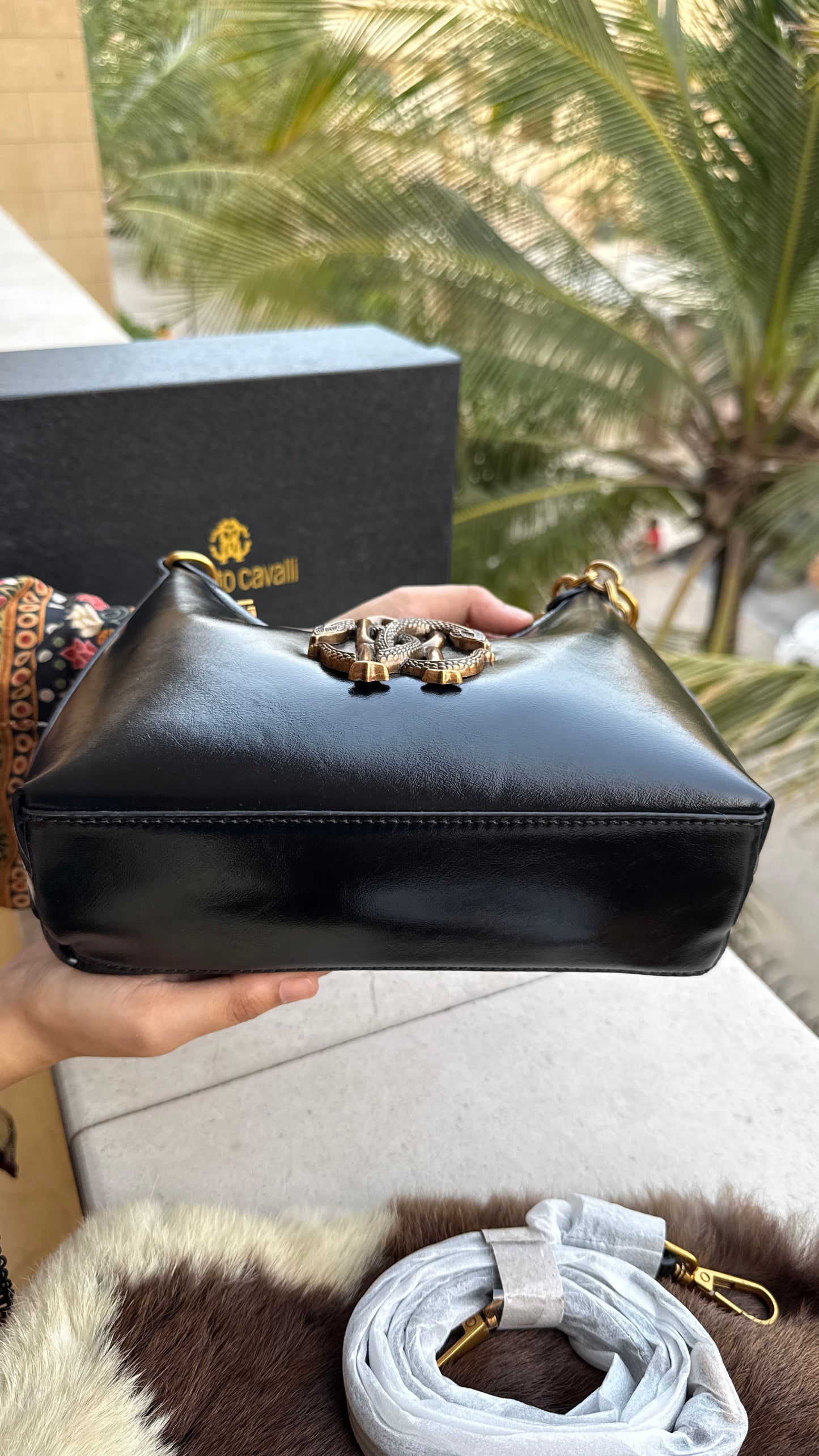 Roberto Cavalli Shoulder Bag-Master series with box
