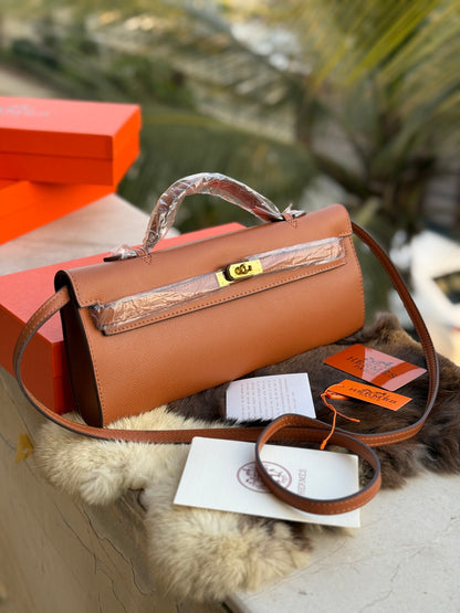 Hermes Kelly Cut Clutch-Box included-Master Series