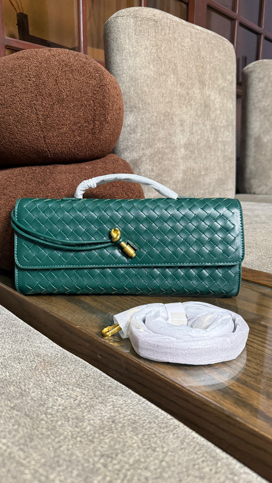 Bottega Venetta Andiamo Clutch.