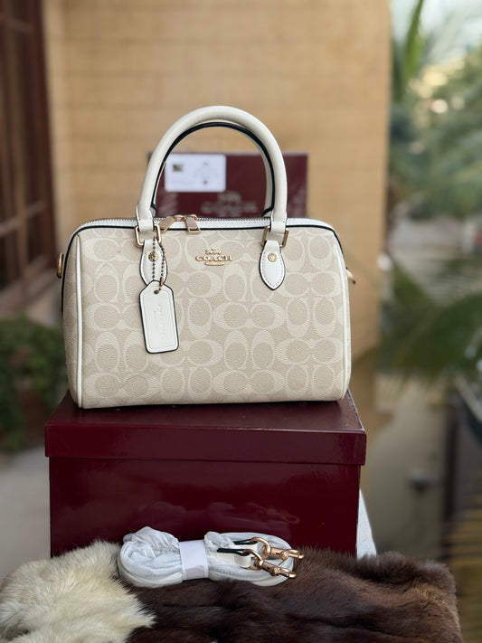 Coach Rowan Satchel With Box Master Series