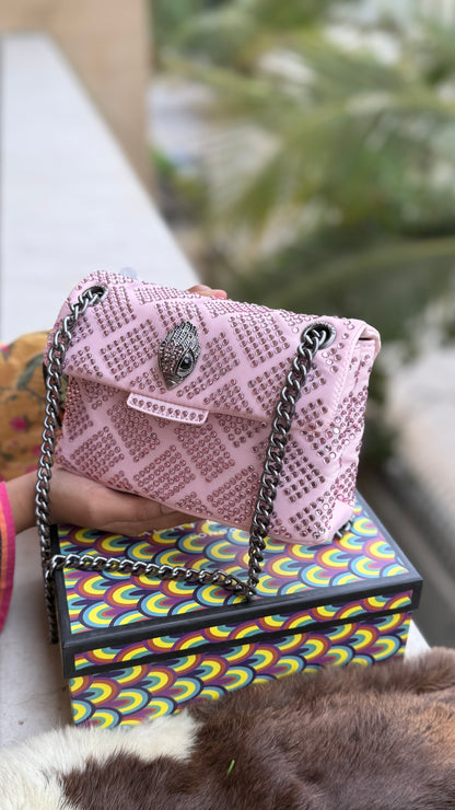 Kurt Geiger London Mini Crystal Kensington Bag-Master Series-With Box