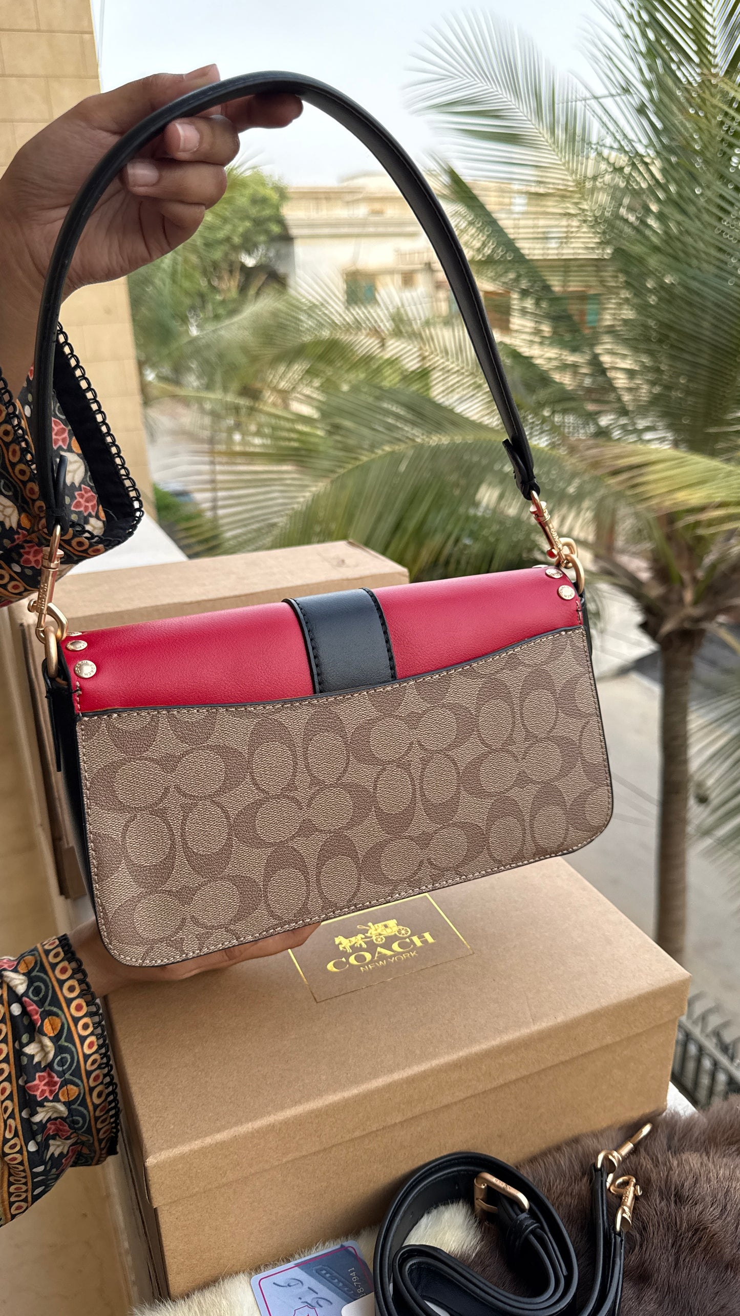 Coach Georgie Shoulder Bag-Double Folding Box-Master Plus Series