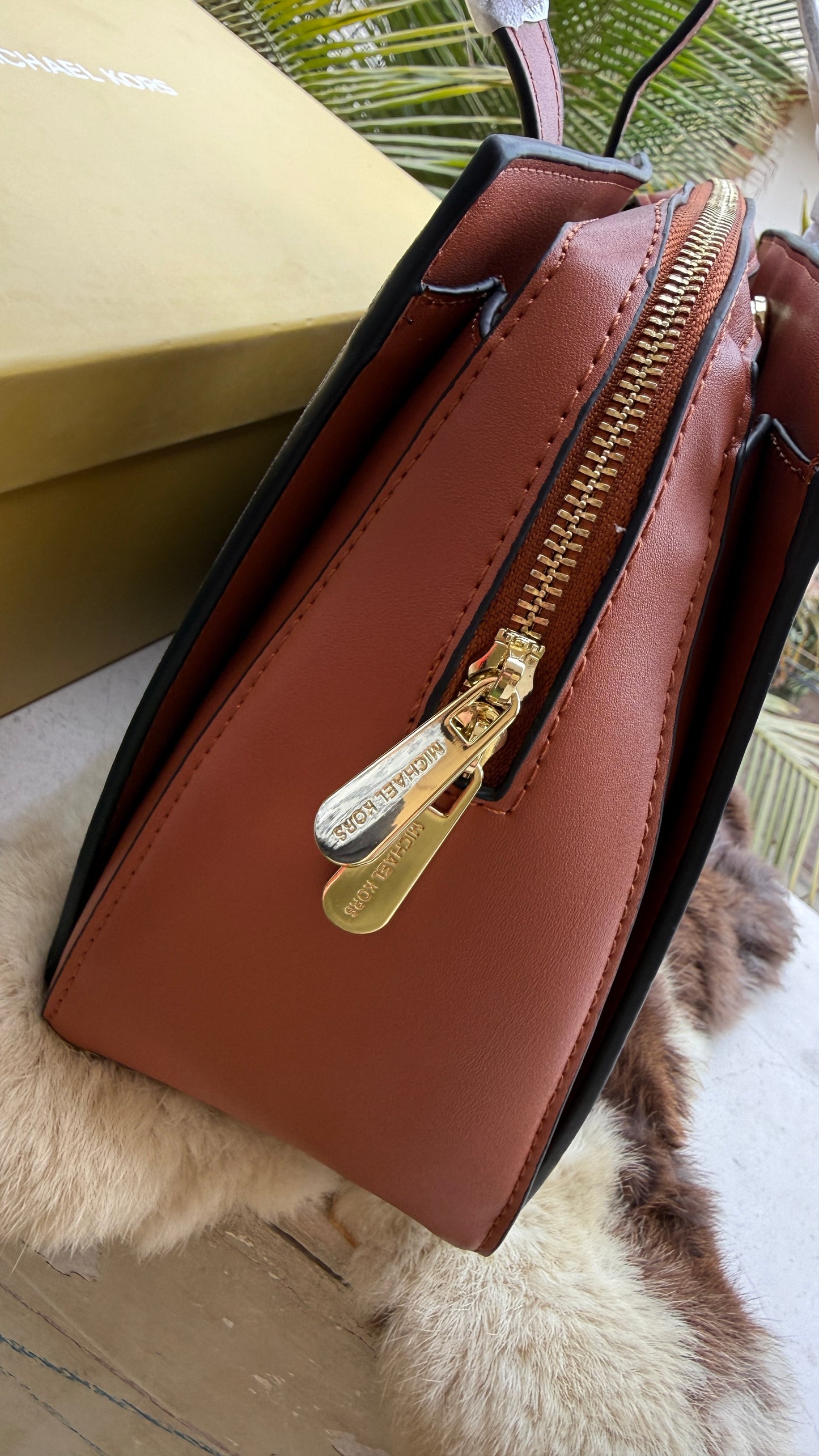 Michael Kors Laila Signature Monogram Hand Bag-With Box-Master Series