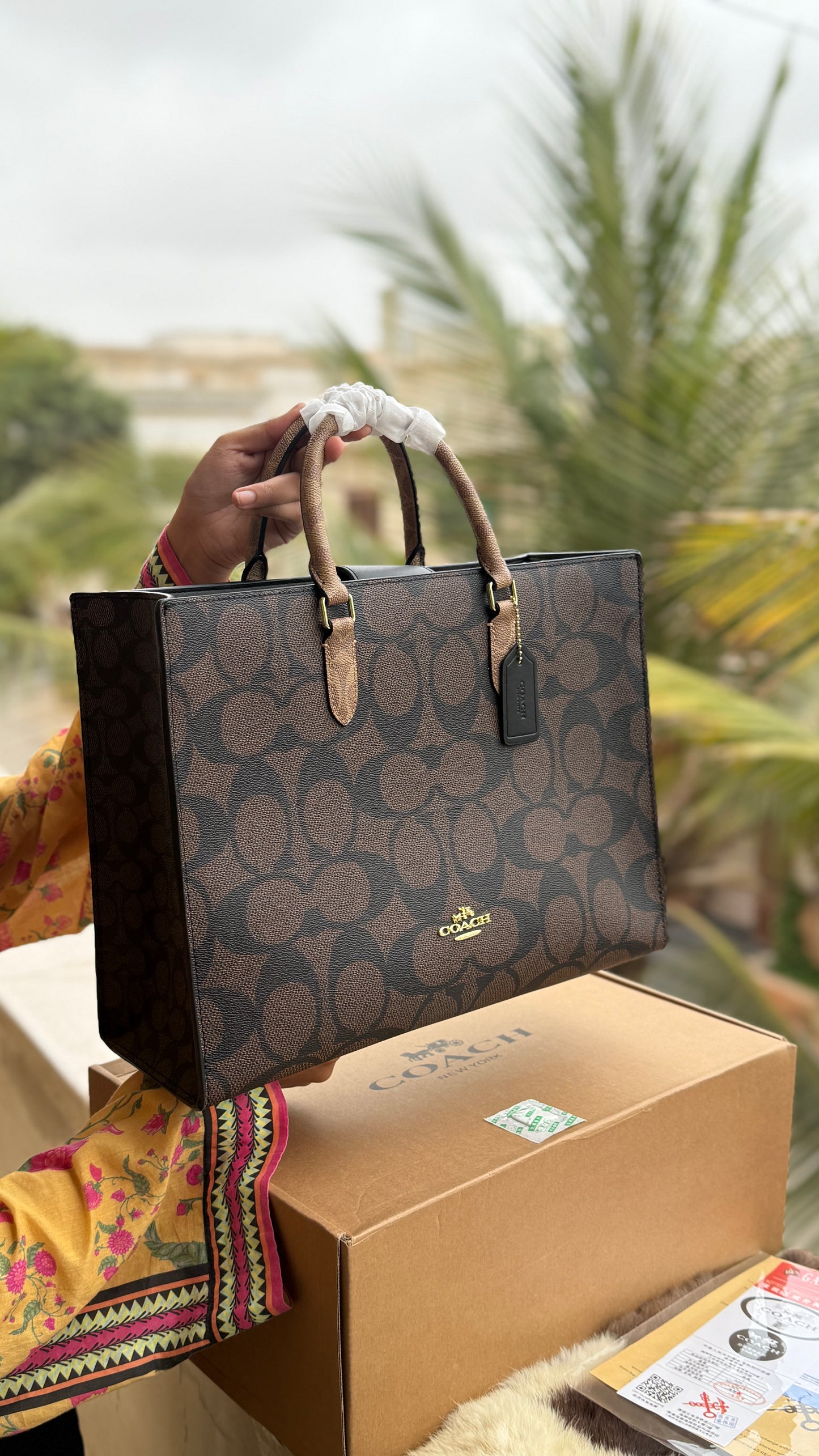Coach Maggie Tote Bag-Master Series-With Box