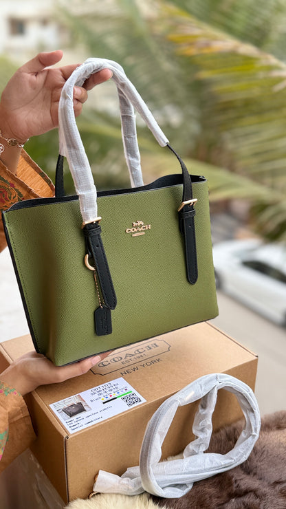 Coach Mollie 25 Tote Bag-Master Basic Series With Folding Box Packaging.
