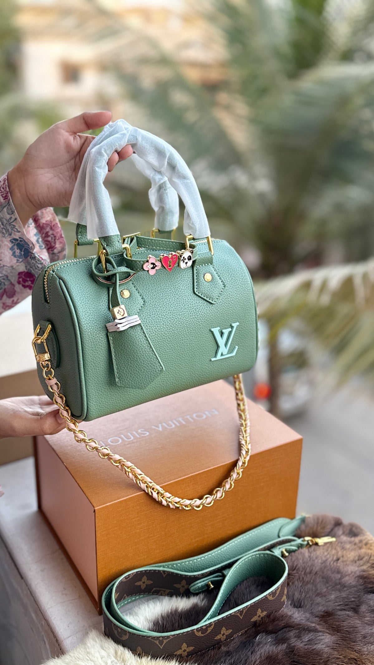 Louis Vuitton Speedy Nano-AAA Series-double Folding box