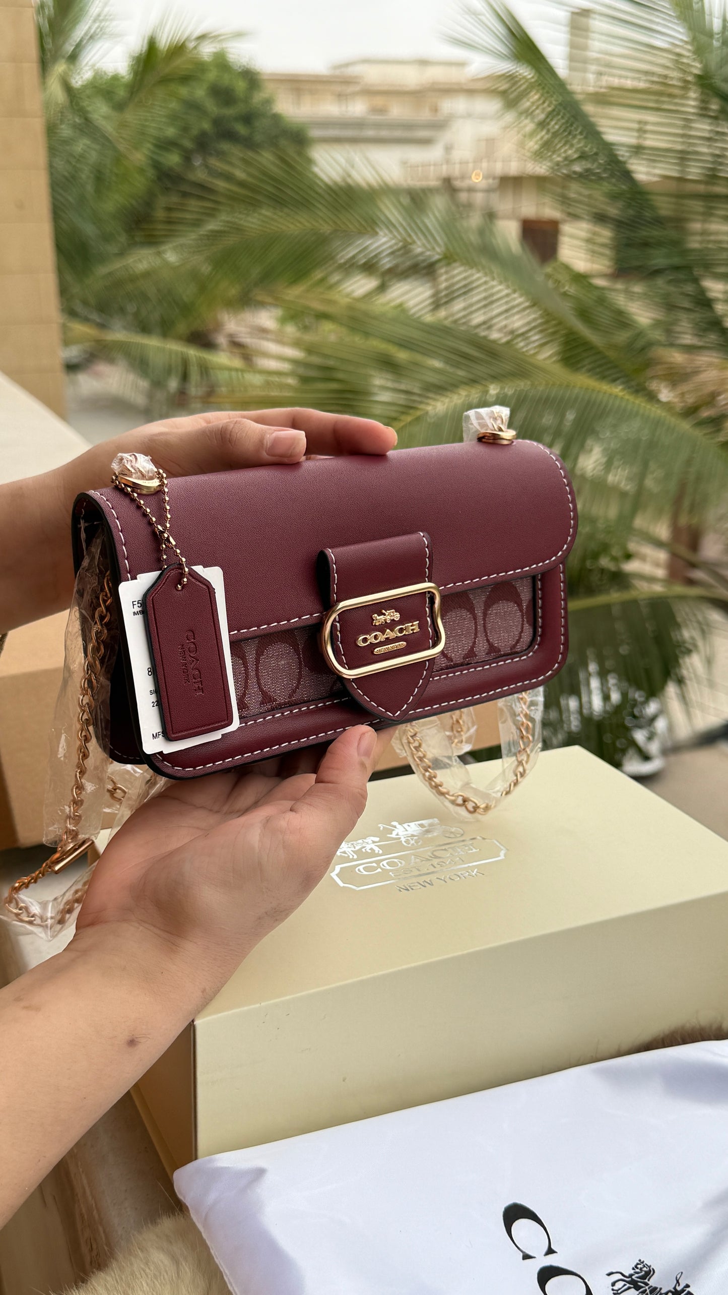 Coach Morgan Mini Crossbody/Shoulder-Master Plus Series-Folding double Box