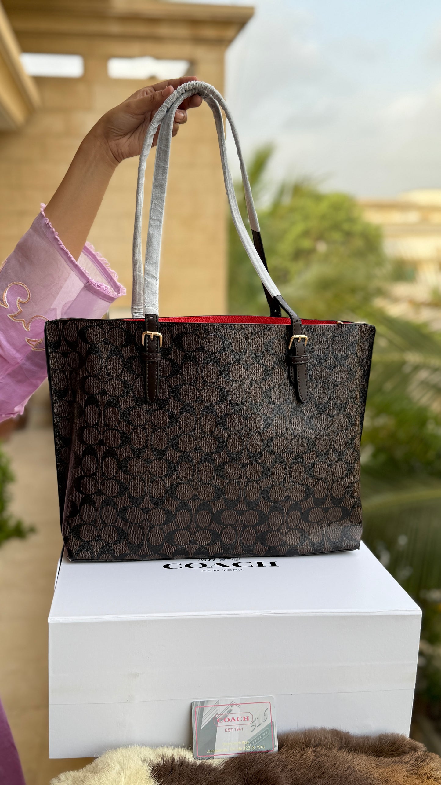 Coach Mollie Tote Large-Without Box-Master Series