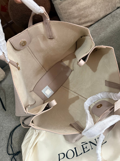Pólene Cyme Textured edition Tote Bag! AAA TOP QUALITY With Folding Box